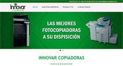Desktop Screenshot of innovarcopiadoras.com